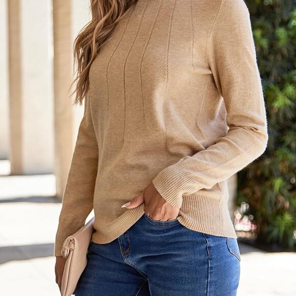 Breathable Women's Long Sleeve Sweater Pullover - Ideal for Fun Fall Outings - Picture 3 of 5